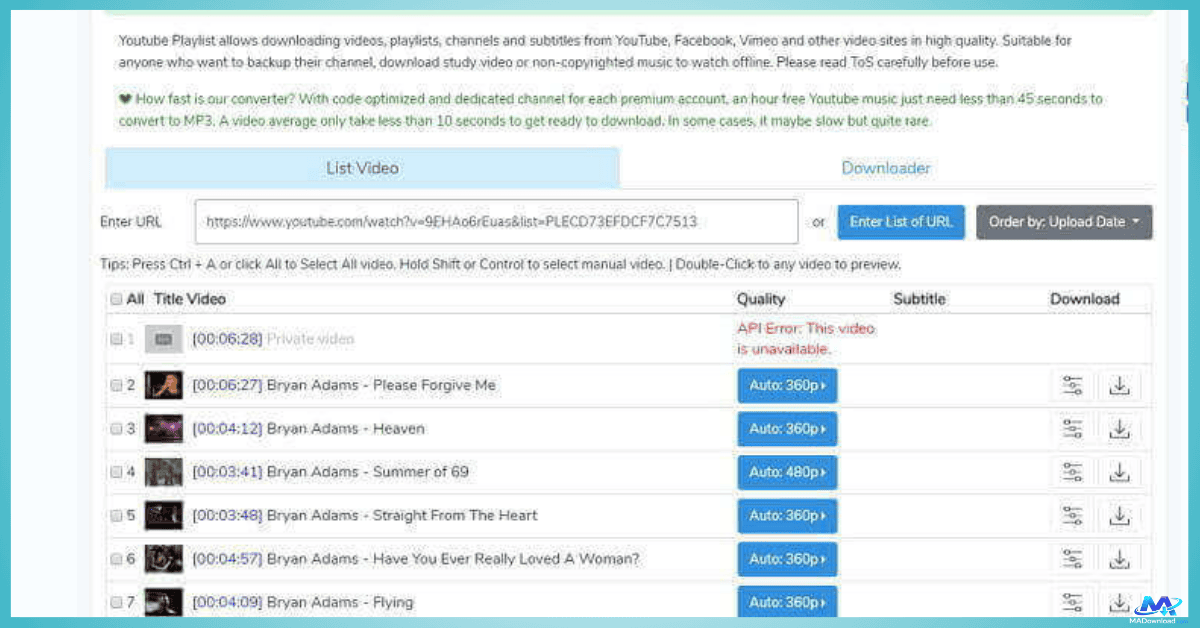 برنامج تحميل من اليوتيوب